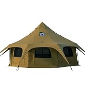 Amazon.com : MC TOMOUNT Canvas Tent Bell Tent 16.4ft*High9.2ft